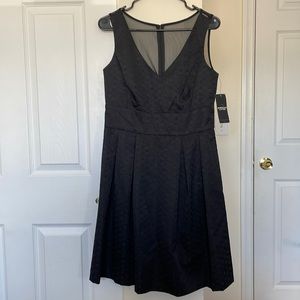 Black Midi Sleeveless Formal Dress
